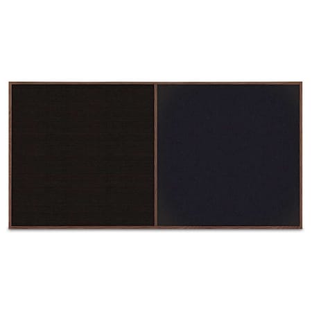 United Visual Products Enclosed Corkboard, 1 Door, 72"x48", 4" Fra, UV3412-BRONZE-SURF UV3412-BRONZE-SURF